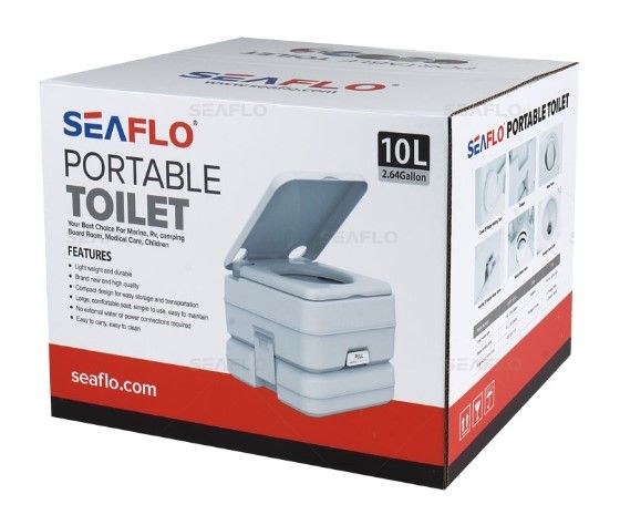 SEAFLO Portable Toilet 10L